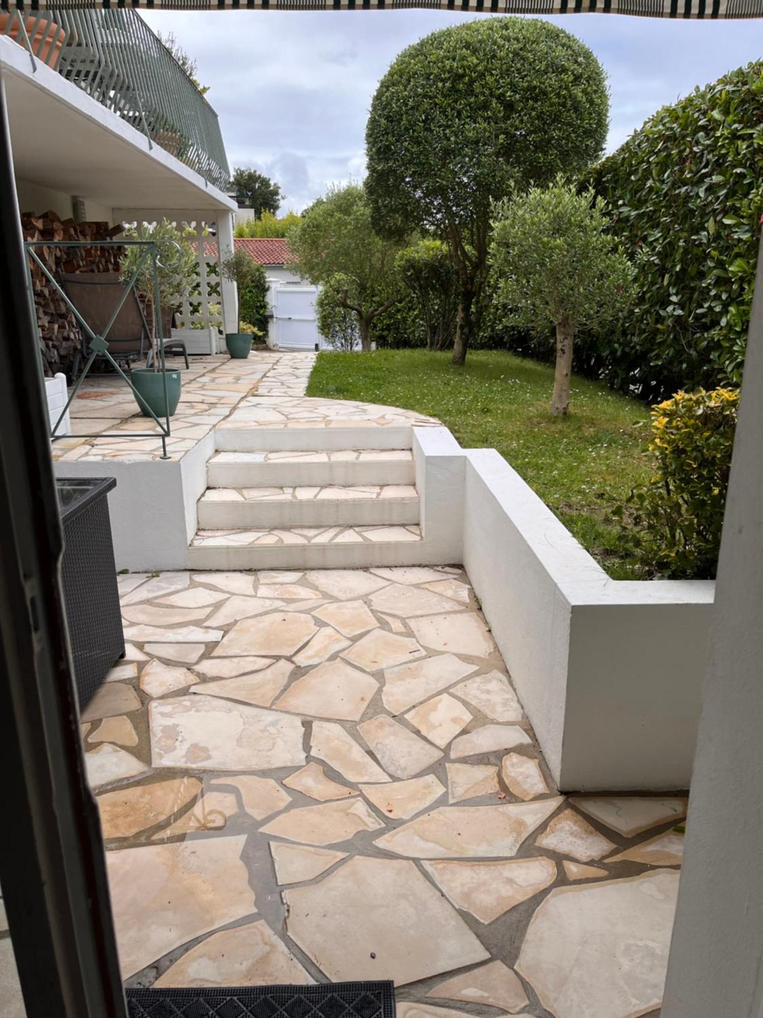 Charmant Petit Appartement Avec Sa Terrasse Privee Bayona Exterior foto